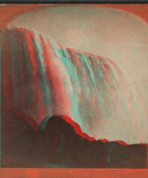 American Fall from below, Niagara. 1865?-1880?