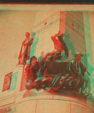 National Lincoln Monument, Springfield, Illinois. Naval group of statuary. 1870?-1917