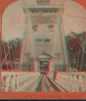 New Suspension Bridge. [1860?-1875?]