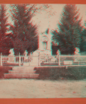 Monument of Miss Charlotte Canda, Battle Avenue. [1865?-1880?]