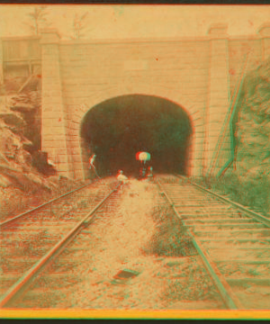 Junc's R.R. [railroad] tunnel under Market & Chestnut Streets. 1865?-1907