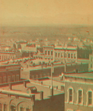 General view of Denver from the Tower. 1865?-1900?