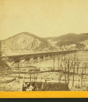 Susquehanna Bridge, near Harrisburg. 1870?-1880?