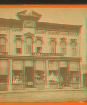 [View of Braun & Jones store.] 1868-1885? 1868?-1885?