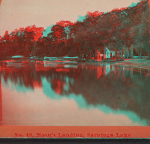 Moon's Landing, Saratoga Lake. [1869?-1880?]