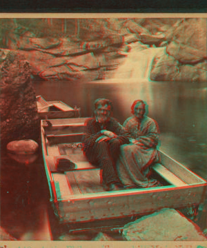 Arctic Philosopher and Wife in the Pool, Franconia Mts., N.H. [ca. 1870] 1858?-1890?