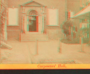 Carpenters' Hall. 1860?-1895?