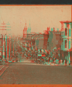 California St., from Dupont, S.F. View east. [ca. 1875] 1860?-1907