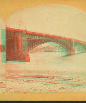 The Bridge from East St. Louis, north side. ca. 1875 1873-1909