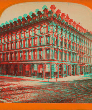 Cosmopolitan Hotel, San Francisco. [ca. 1872] 1865-1880?