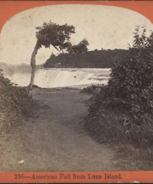American Fall from Luna Island. 1869?-1880?