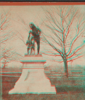 The Indian [hunter], Central Park. [1865?]-1896