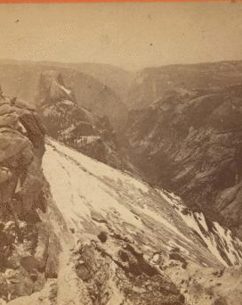 Yosemite Valley, from Cloud's Rest, Yosemite Val. Cal. 1873?-1880?