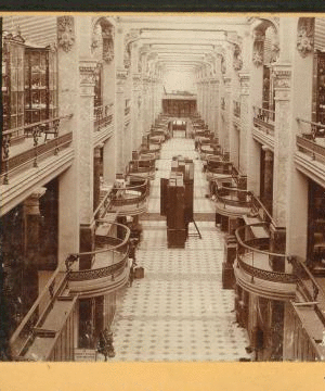 Interior of Patent Office, Washington, D.C., U.S.A. 1894 1860?-1895?