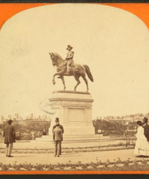 Ball's statue of Washington. 1865?-1890?