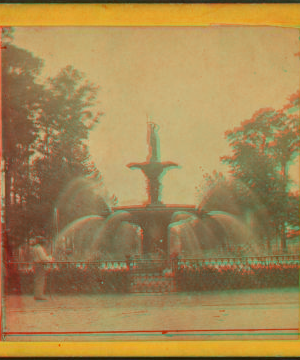 Fountain in the Park. 1867?-1900?