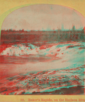 Baker's Rapids on the Hudson River. [1860?-1910?]