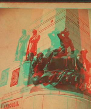 National Lincoln Monument, Springfield, Illinois. Naval group of statuary. 1870?-1917