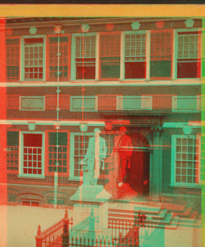 Washington statue, Independence Hall. 1865?-1880?