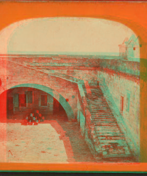 Stairway of Fort San Marco. [ca. 1879] 1868?-1890?