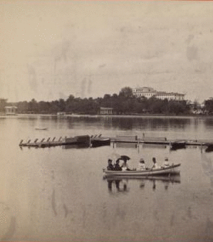 [Boating on the Lake Mahopac.] [1870?-1891?]