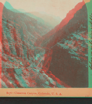 Cimarron Canyon, Colorado, U.S.A. c1898 1865?-1890?