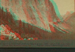 El Capitan,(3300 ft. high), most imposing of granite cliffs, east to Half Dome and Clouds' Rest, Yosemite valley, California. 1893-1904