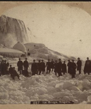 Ice Bridge, Niagara. 1860?-1895?