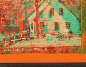 Echo Lake House, White Mountains. 1858?-1890?