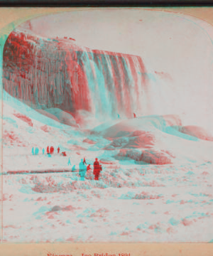 Niagara. Ice bridge 1894. 1860?-1905