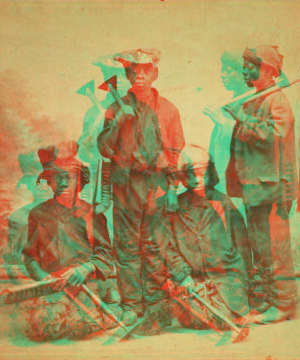 [Studio portait of young chimney sweeps.] 1868?-1900?