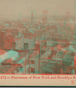 Panorama of New York and Brooklyn Bridge, U.S.A. [1867?-1910?]