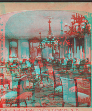 United States Hotel Parlors, Saratoga, N.Y. [1858?-1905?] 1905