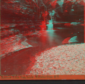 Rainbow falls, from below. Watkins Glen, N.Y. [1865?-1905?]