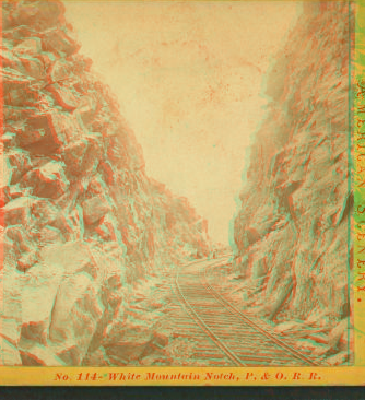 White Mountain Notch, P.& O.R.R. [1870-1879] 1858?-1895?