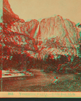 Yosemite 2,634 feet high. 1870?-1885?