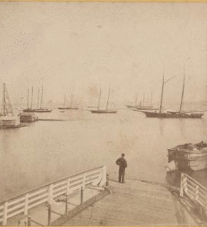 Hudson River in New York, from Hoboken Ferry boat. [1858?-1915?]