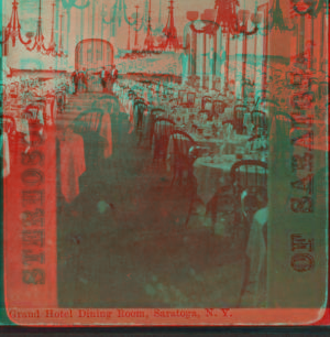 Grand Hotel Dining Room, Saratoga, N.Y. [ca. 1870] [1865?-1880?]