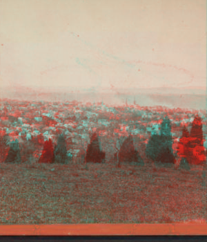 Poughkeepsie, N.Y., from College Hill. [ca. 1870] [1867?-1890?]