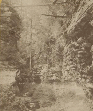 The Narrow Pass, Watkins Glen. 1865?-1880?