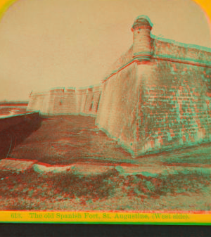 The Old Spanish Fort, (West side). [ca. 1870] 1868?-1890?