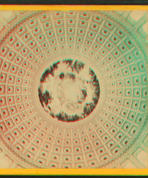 Interior of the Dome, U.S. Capitol. 1865-1870 1865?-1870?