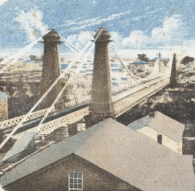 Suspension Bridge, Niagara. [1859?-1885?]