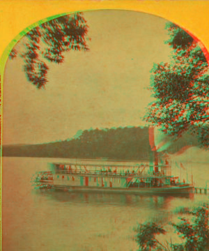 [Steamer on Lake Minnetonka.] 1870?-1890?