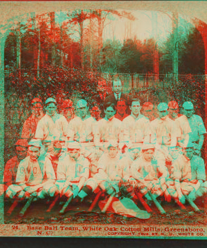 Baseball team, White Oak Cotton Mills. Greensboro, N. C. 1909