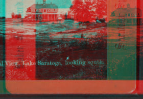 General view, Lake Saratoga, looking south. [1869?-1880?]