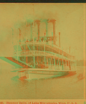 Steamer Belle, of Lake Minnetonka, Minn. U.S.A. 1870?-1890?