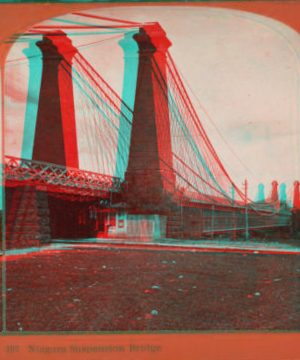 Niagara Suspension Bridge. 1869?-1880?