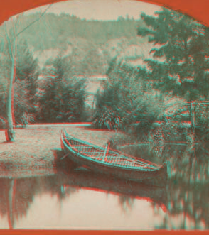 Glen Iris (lake and Indian canoe), Portage, N.Y. [ca. 1870] [1858?-1885?]