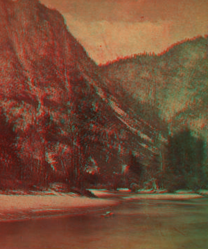 Indian Canyon, from the Merced River. 1860?-1874?